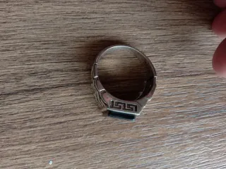 Anillo Plata 925 Turquesa Ovalada