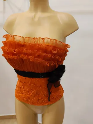 Top Naranja Talla 38 y 44