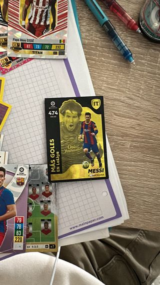 Cartas Futbol Super Crack LALIGA