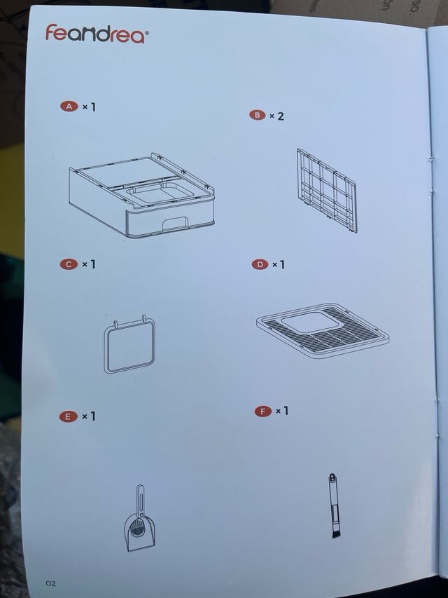 Arenero para gatos con pala