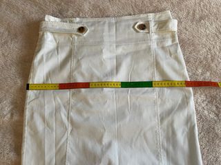 Falda blanca algodón talla 42-44