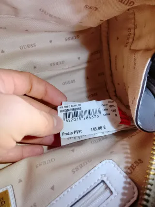 Bolso Guess Mildred Bowler Dorado EXPOSICION