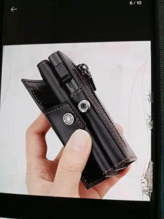 Cartera de piel para hombre