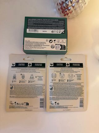 The Body Shop: Set Gel Ducha y Mascarillas