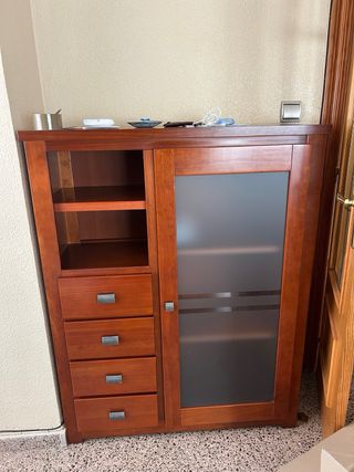 Conjunto de muebles de salón y mueble entrada