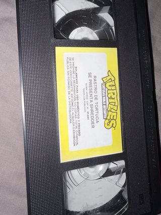 Cintas VHS Tortugas Ninja Mutantes