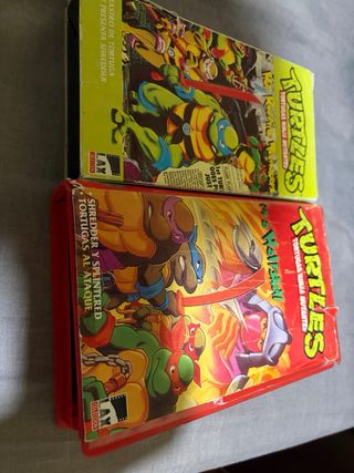 Cintas VHS Tortugas Ninja Mutantes