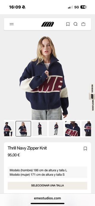 EME STUDIOS Jersey Azul/Morado