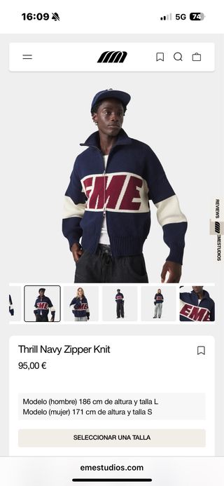 EME STUDIOS Jersey Azul/Morado