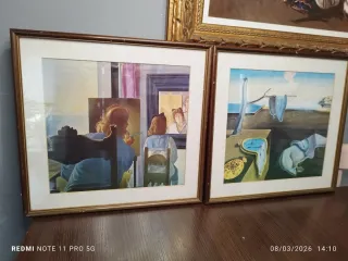 2 Láminas Salvador Dalí Vintage