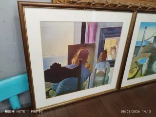 2 Láminas Salvador Dalí Vintage