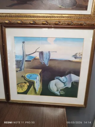 2 Láminas Salvador Dalí Vintage