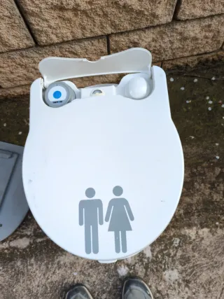 Porta potti con funda y base