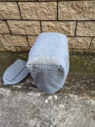 Porta potti con funda y base