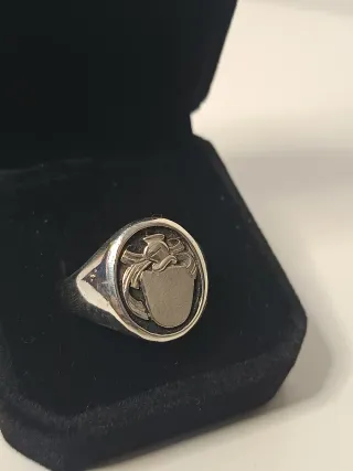 Anillo Escudo Plata Ley Muau 22mm/ T.62