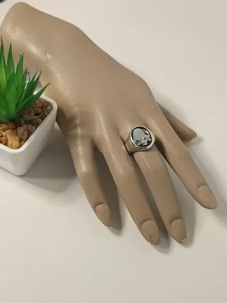 Anillo Escudo Plata Ley Muau 22mm/ T.62