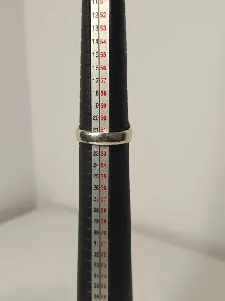 Anillo Escudo Plata Ley Muau 22mm/ T.62