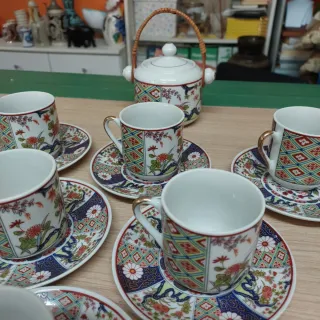 Set 6 Tazzine Caffè Vintage Giapponesi