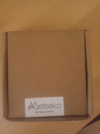 Pendientes Aro Plata Dorada Sin Usar