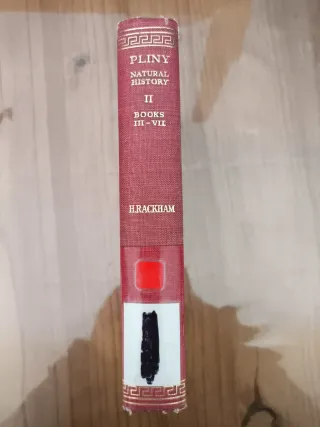 Pliny natural history in ten volumes. Volume II