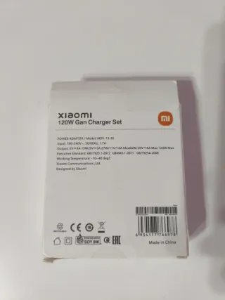 Cargador Xiaomi 120W Gan MDY-13-EE