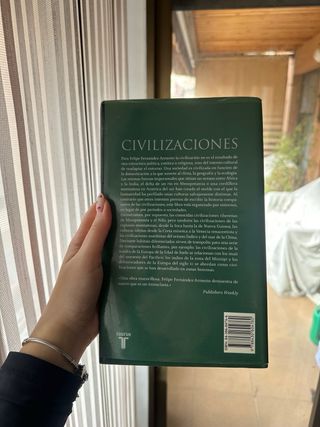 Libro civilizaciones de Felipe Fernández