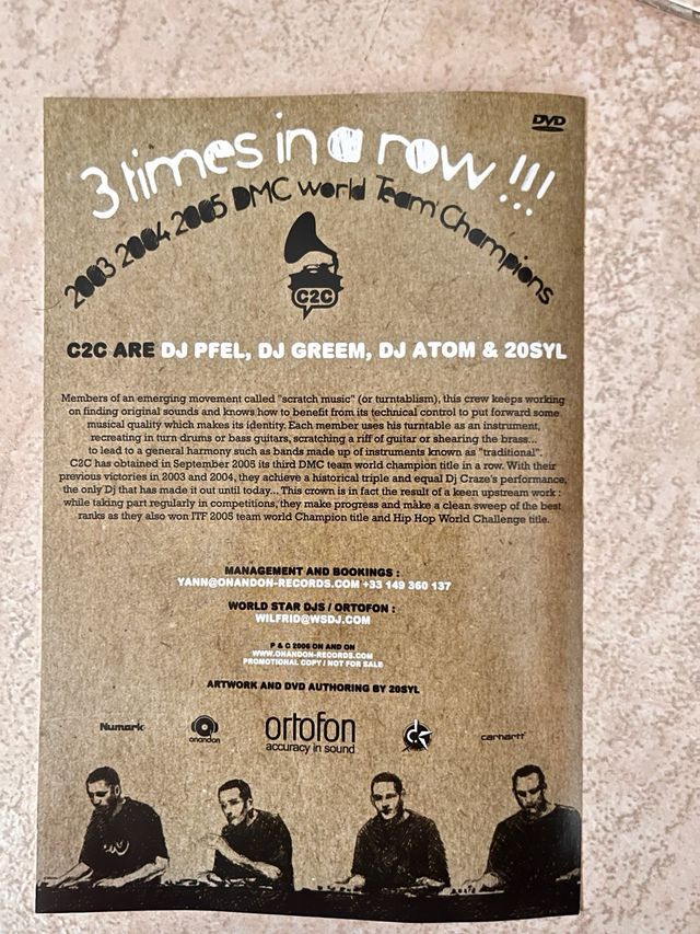 DVD C2C Ortofon  3 times in a row