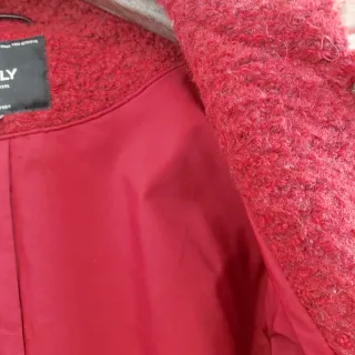 Cappotto rosso ONLY taglia S