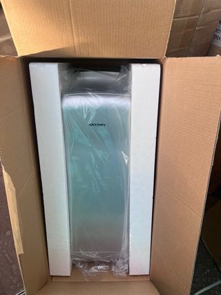 Secador de manos ANYDRY plateado