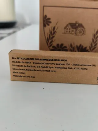 Tazza Mulino Bianco con cucchiaini