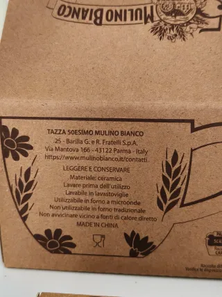 Tazza Mulino Bianco con cucchiaini