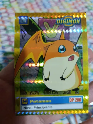 Carta Digimon Patamon Holográfica