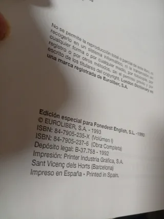 Diccionario Español -Ingles