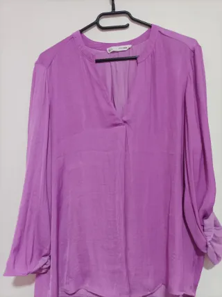Blusa Sfera Basic Talla XL Morada