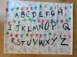 Fondo mesa dulce o photocall stranger thigs