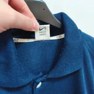 Polo Nike Vintage Azul Marinho Tamanho L
