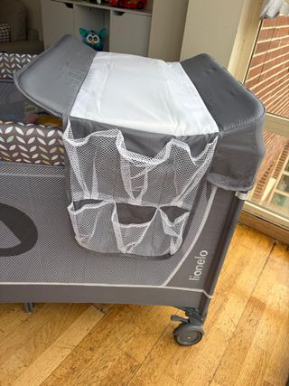 Cuna viaje Lionelo Flower 4 en 1 + cambiador