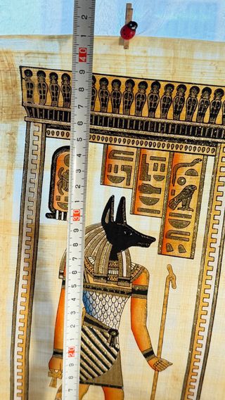 Papiro Egipcio Dios Anubis Protección