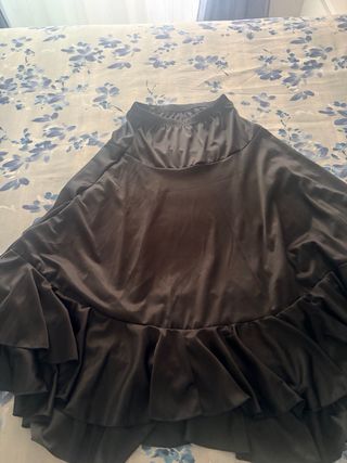 Falda ensayo baile flamenco volantes