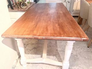 Mesa comedor madera maciza 180x80