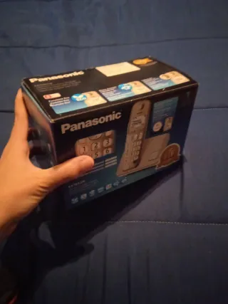 Teléfono Fijo Panasonic Negro