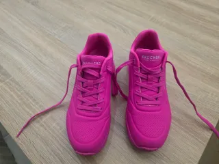 Zapatillas Skechers Street Mujer Talla 40 Fucsia