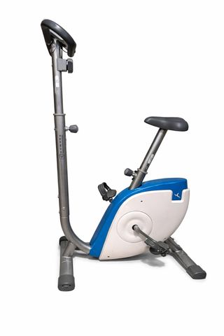 Bicicleta Estática domyos VM 480 Azul y Blanca