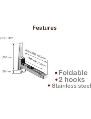 Soporte Plegable Acero Inoxidable LOKEKE
