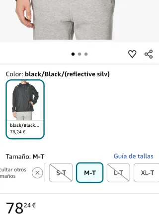 Parka cortavientos Nike M