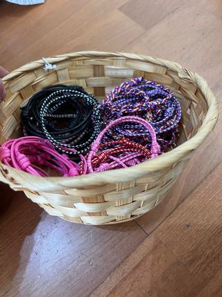 60 Braccialetti in corda intrecciata