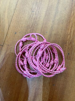 60 Braccialetti in corda intrecciata