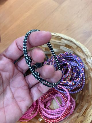 60 Braccialetti in corda intrecciata