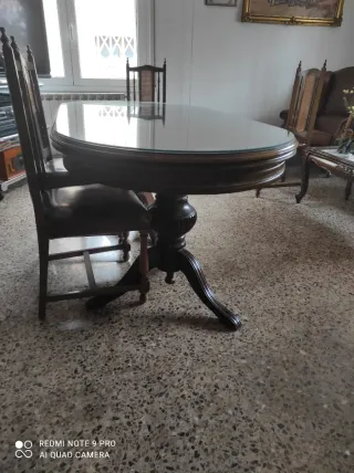 Mueble comedor rústico madera maciza