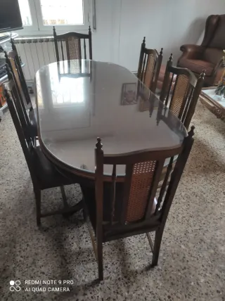 Mueble comedor rústico madera maciza